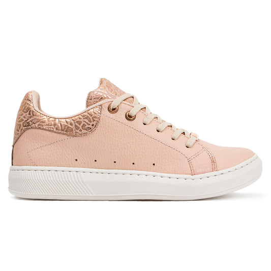 Últimas tallas-TENIS MUJER CUERO ROSA