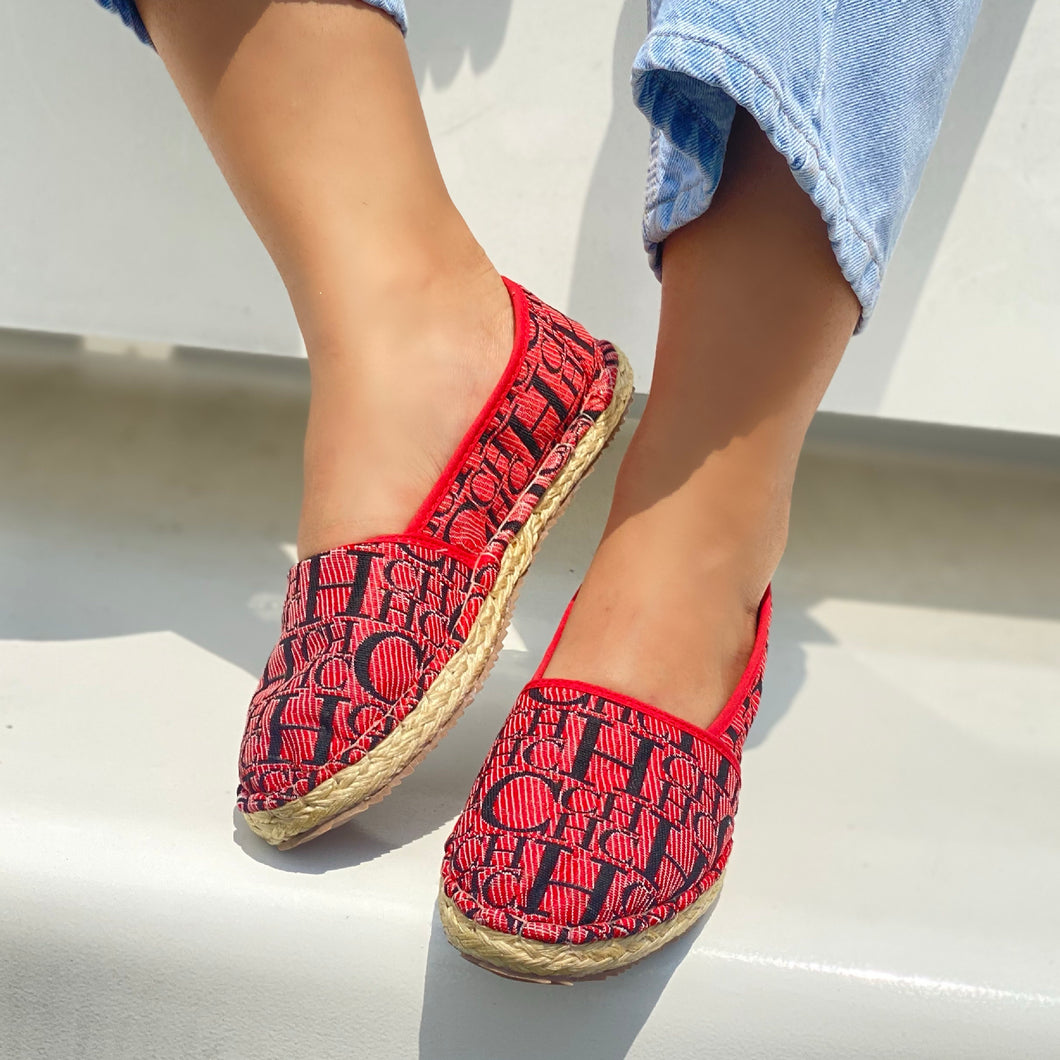 ESPADRILA MUJER CH ROJA