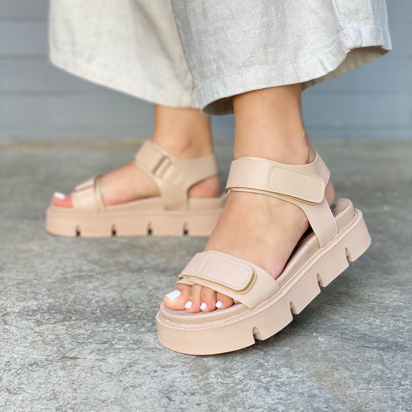 PLATAFORMA URSULA BEIGE -ENVÍO GRATIS