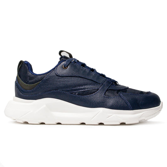 Últimas tallas-TENIS HOMBRE K38 AZUL CUERO