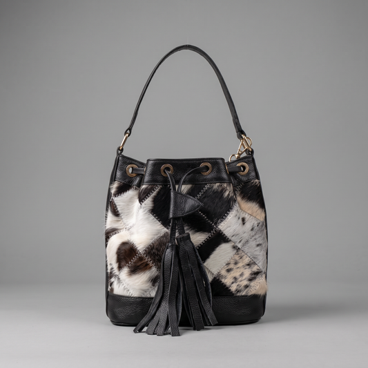 BOLSO LEONORA NEGRO 100% CUERO