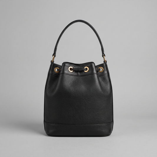 BOLSO LEONORA NEGRO 100% CUERO