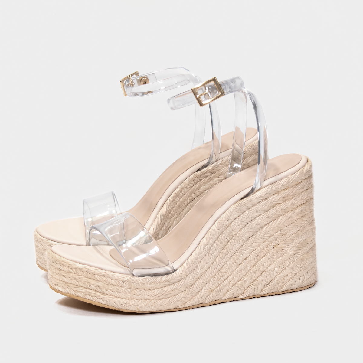 EMA BEIGE YUTE / TRANSPARENTE