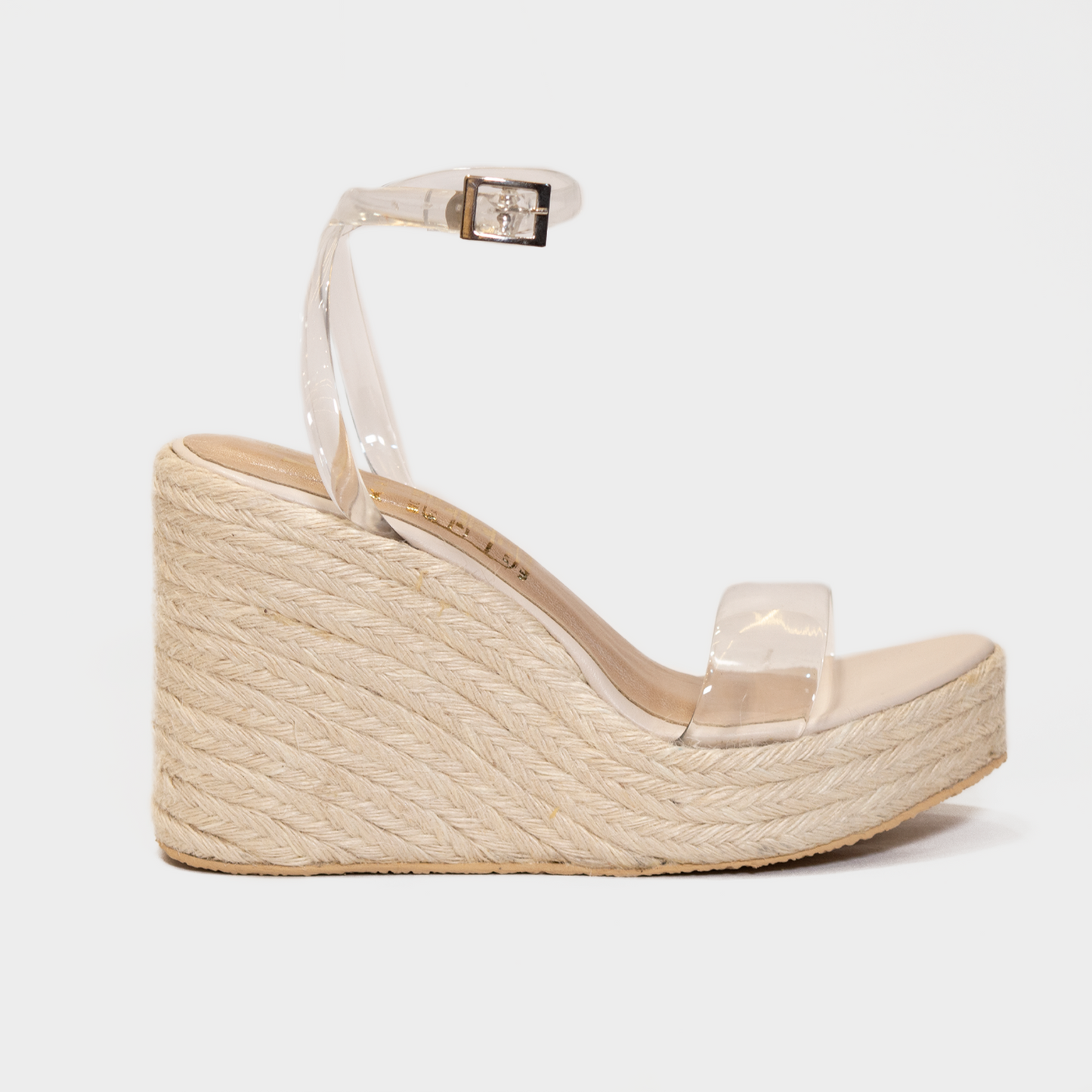EMA BEIGE YUTE / TRANSPARENTE