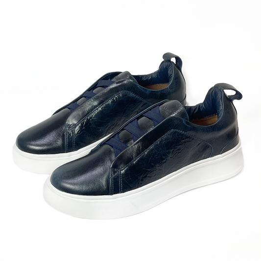 HOMBRE CUERO MILAN AZUL