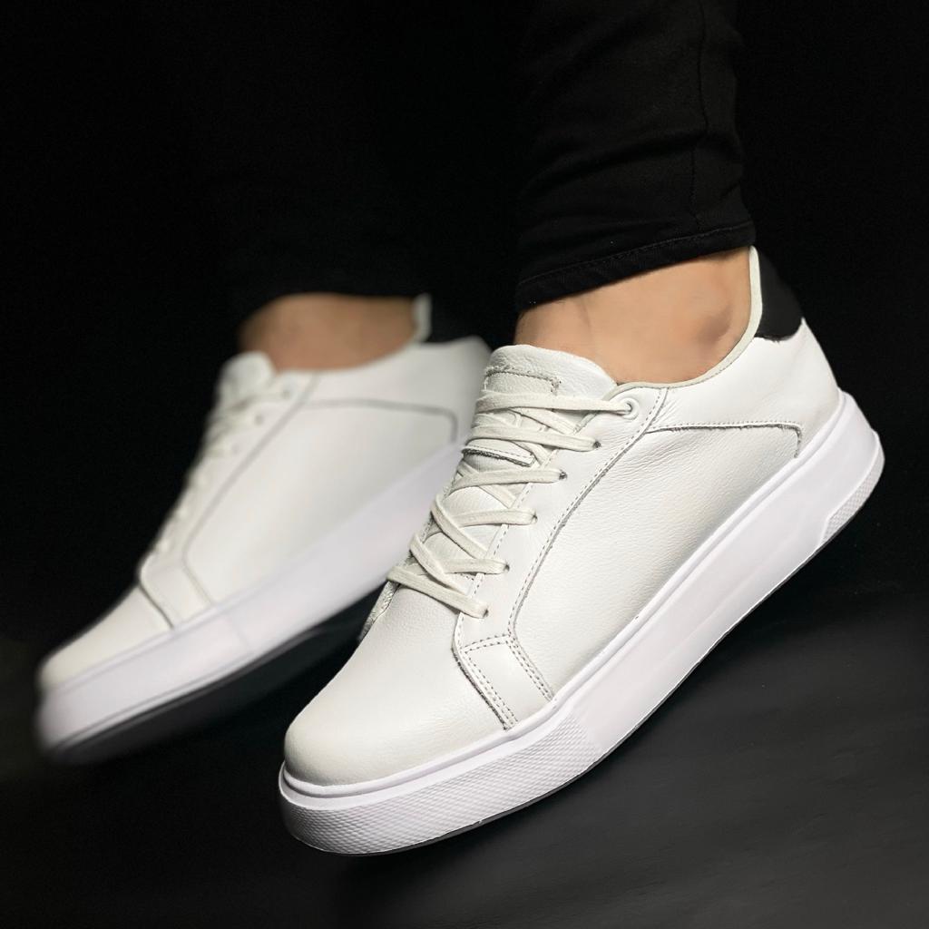 Últimas tallas - HOMBRE CUERO LONDON BLANCO