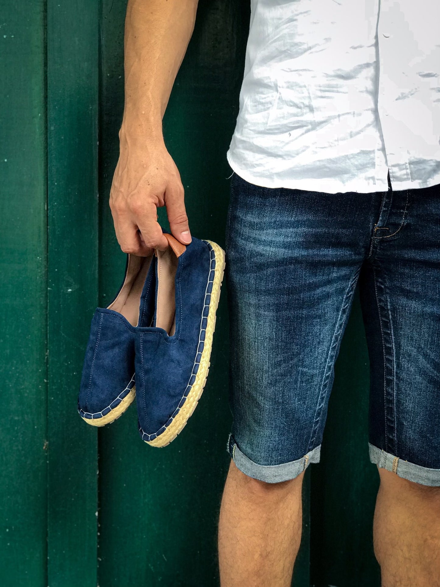 Últimas tallas-TENIS HOMBRE ESPADRILA AZUL
