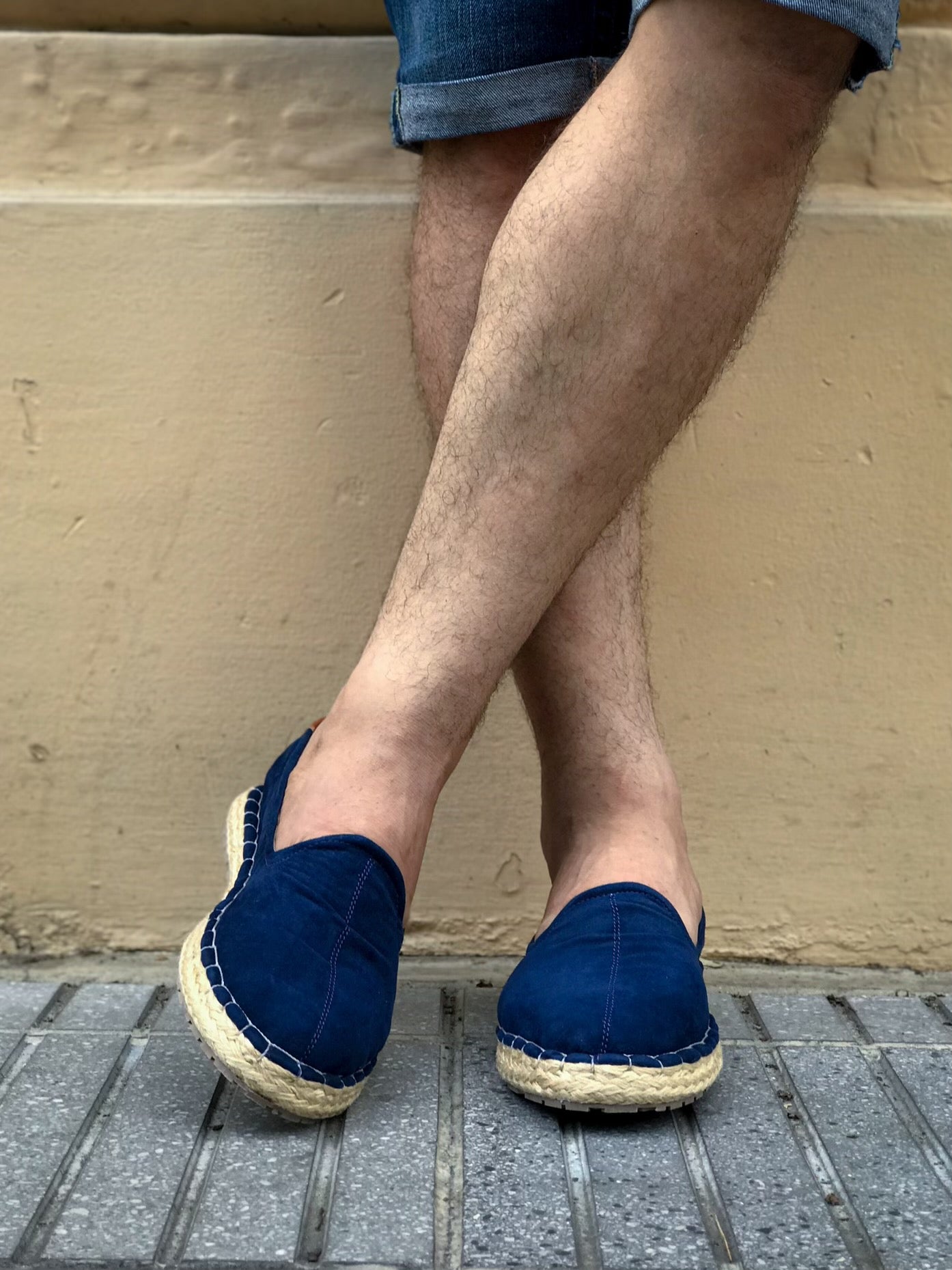 Últimas tallas-TENIS HOMBRE ESPADRILA AZUL