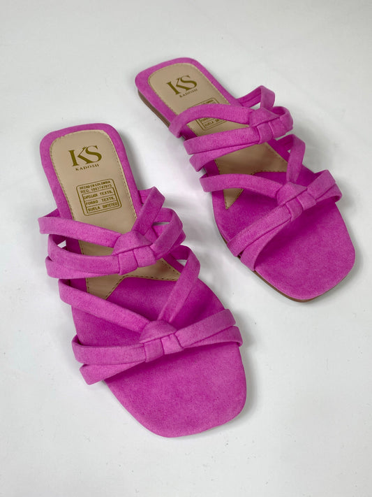 Últimas tallas-SANDALIA MUJER REGINA FUCSIA