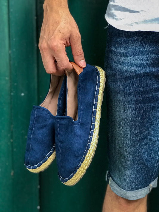 Últimas tallas-TENIS HOMBRE ESPADRILA AZUL