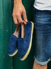 Cargar imagen en el visor de la galería, Últimas tallas-TENIS HOMBRE ESPADRILA AZUL
